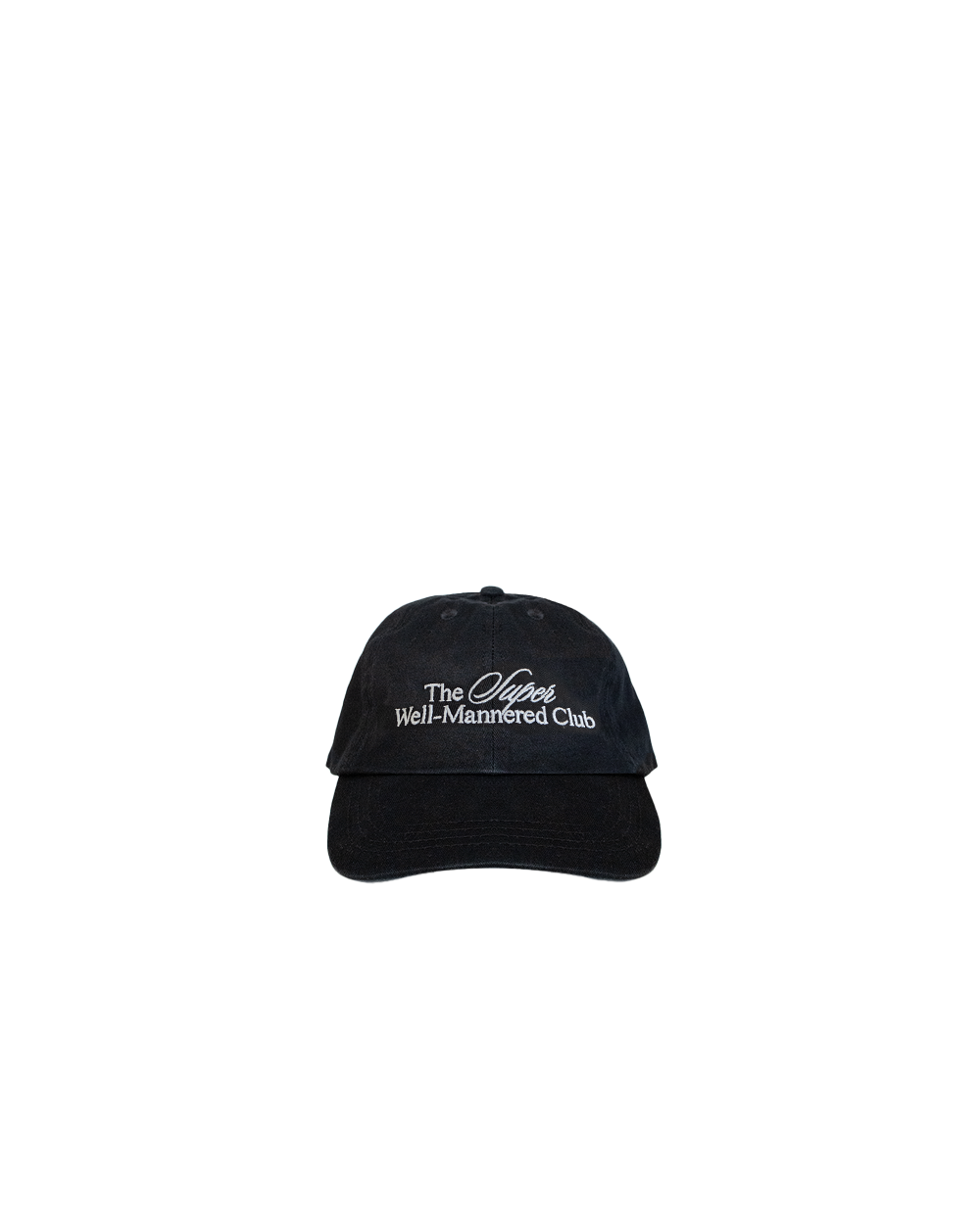 The Super Well-Mannered Club 6-panel low profile cap
