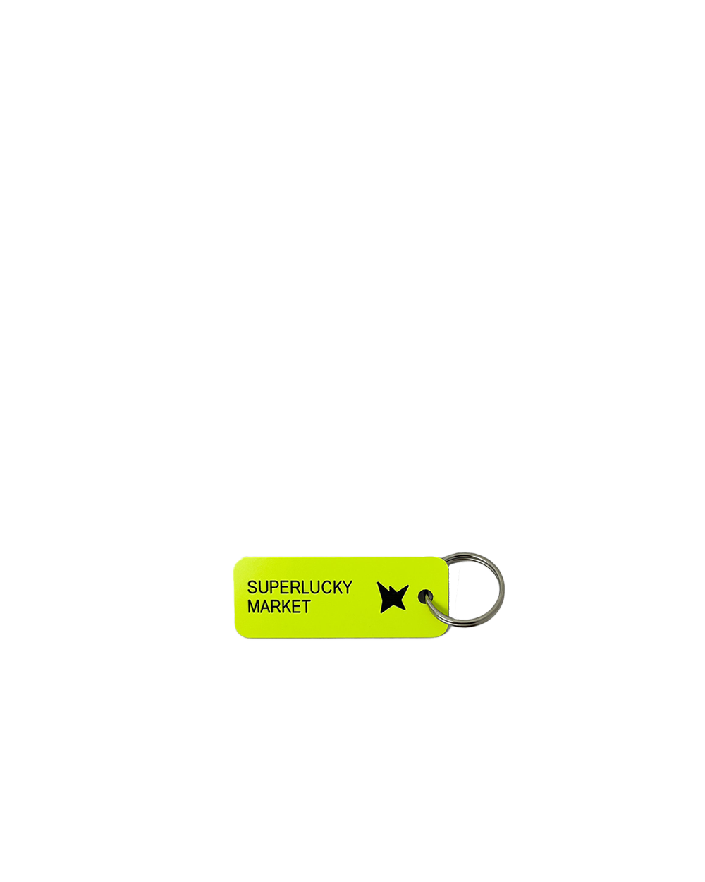 Dancing star Keytag (Neon yellow / Black)