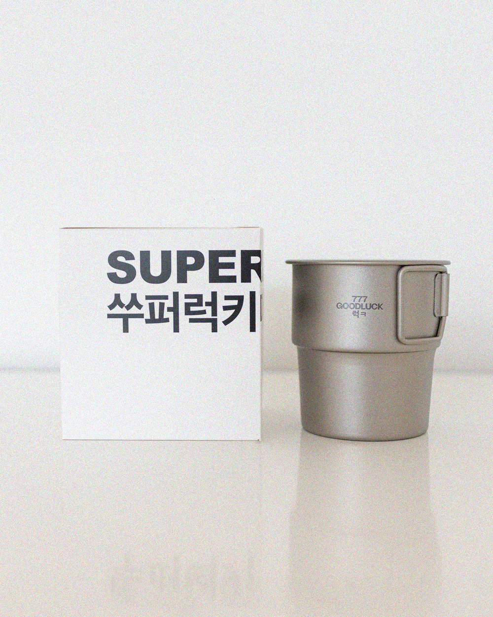 777 Goodluck 럭ㅋ 티타늄 머그 Titanium mug 300ml