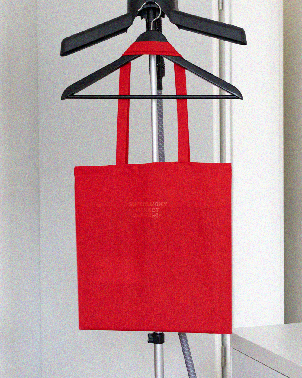 Let's Smear Gochujang Everywhere Tote Bag | Cotton Red Tote